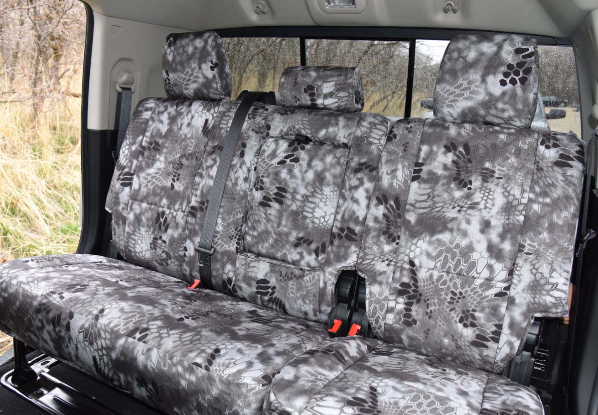 Ruff Tuff makes custom seat covers to order. Contact Bidwell Truck to get Ruff Tuff custom seat cover details.