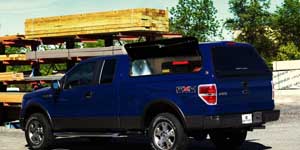 This Century commercial mid-rise cap is reinforced for commercial roof racks and offers options for any trade.