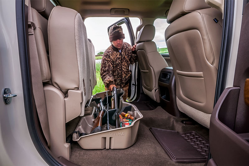 Make more room in your truck with DU-HA Underseat storage.